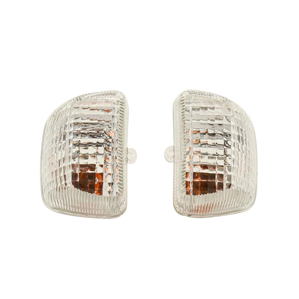 2 x Motorcycle Clear Lens Conversion Fit Honda CBR400R RVF400 NC35 Grey Import