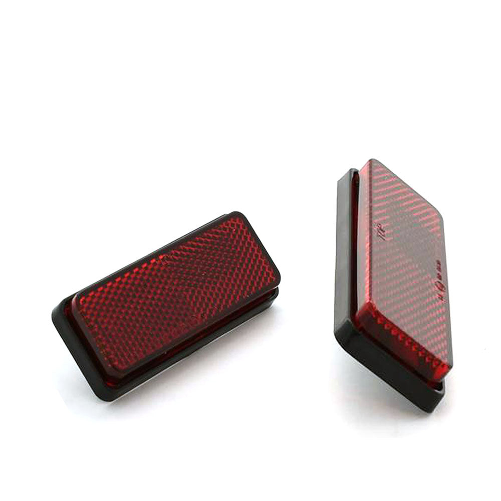 Pair Motorcycle Rear Reflector For VTX1300R VTX1800S CB125TT CMX250C Rebel CH250 Elite etc.