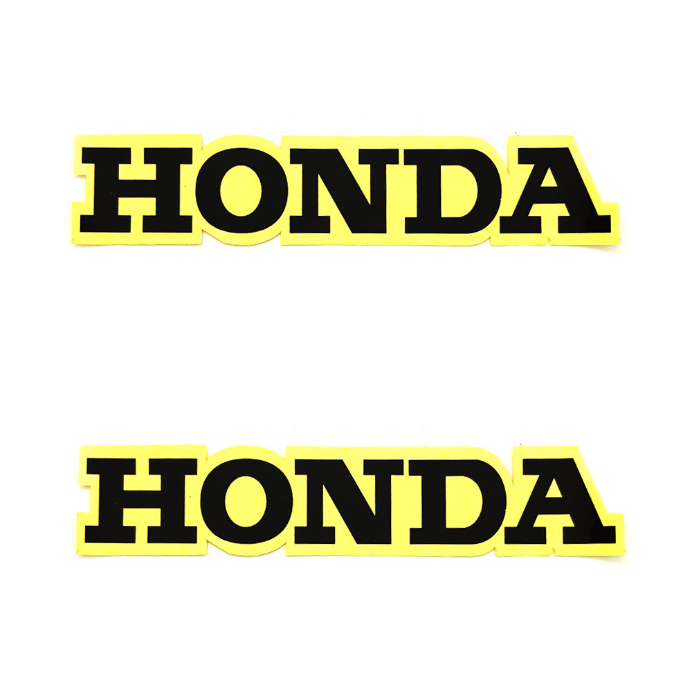 2 Pcs Small For Honda Black Fender Fork Swingarm Sticker Motorbike Dirt Bike Decals