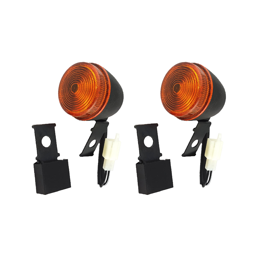 Left+Right Turn Signal Lights Indicators Fit Honda XR350R XR600R CT125 CRM250
