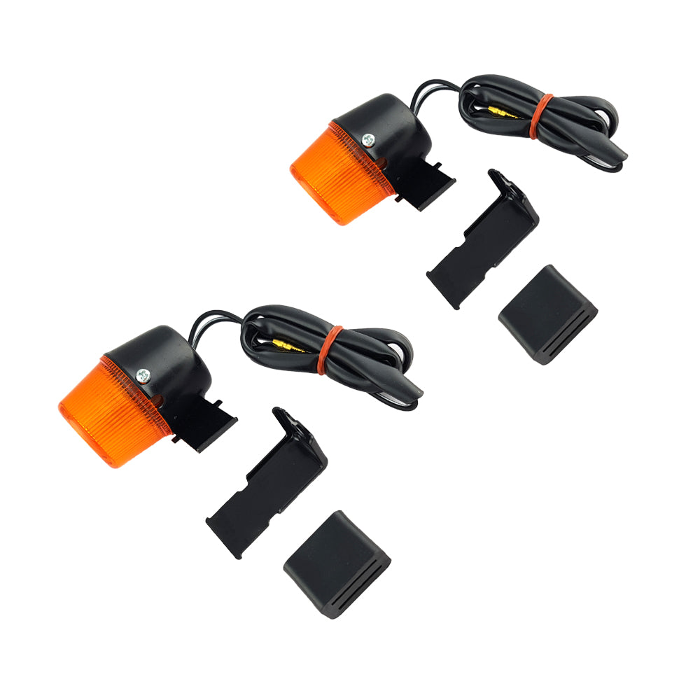 2 Pcs Turn Signal Lights Indicators Fit Yamaha TT250 TT350 TT600 TT600E AG200