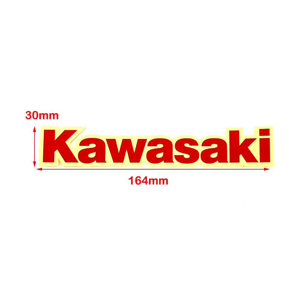 2Pcs 164 x 30mm Fit Kawasaki Red Fork Swingarm Fender Sticker Motorbike