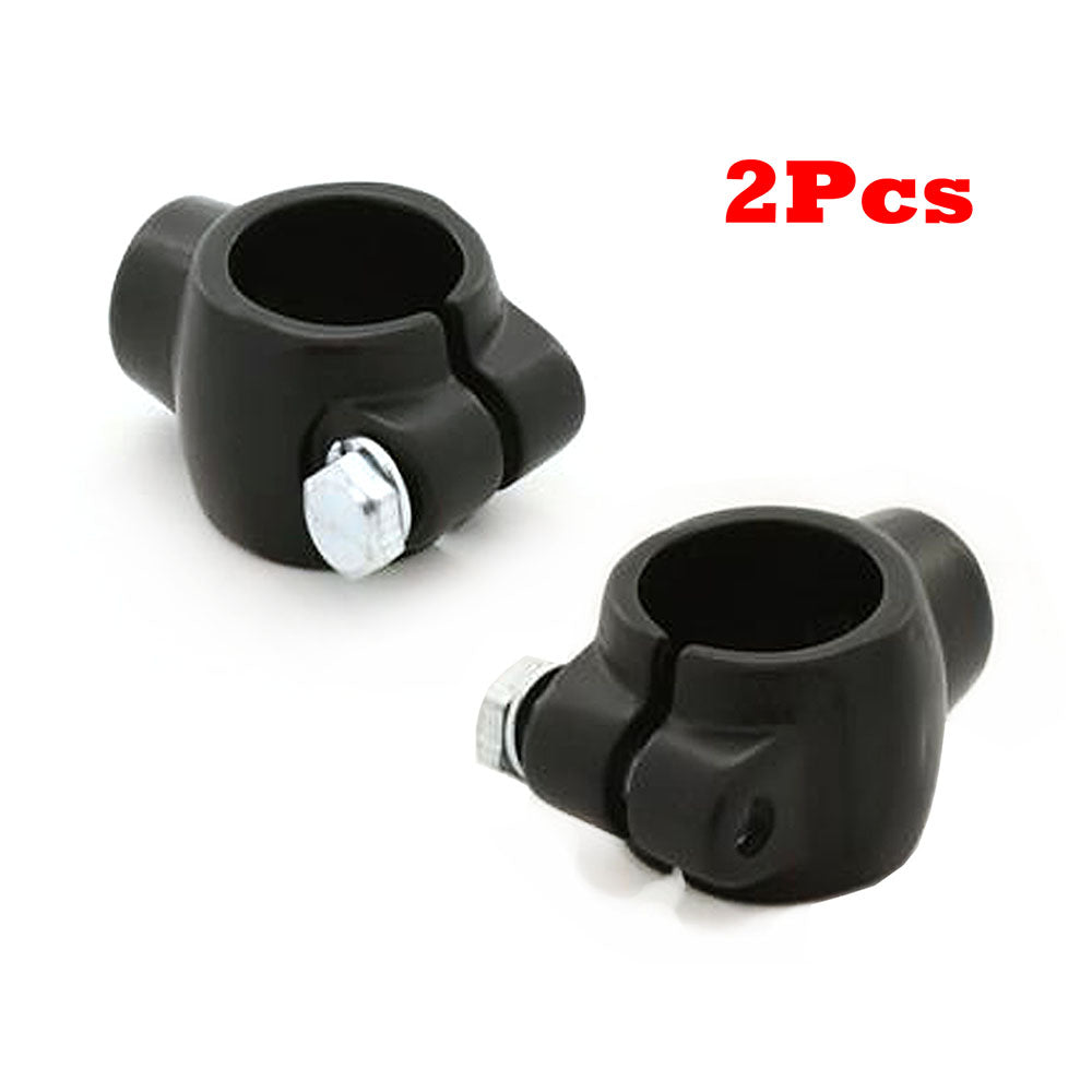2 x Motorbike Mirror Mount Bracket 10mm Right Hand Thread Fit Honda CT110 Postie