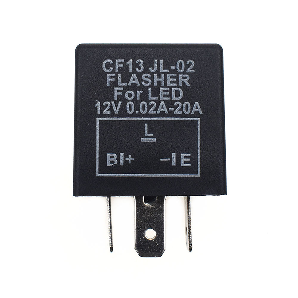 2 x 3Pin 12V CF13 JL-02 Car LED Electronic Flasher Relay For Honda S2000 Suzuki Nissan Mitsubishi Ford Chevrolet etc.