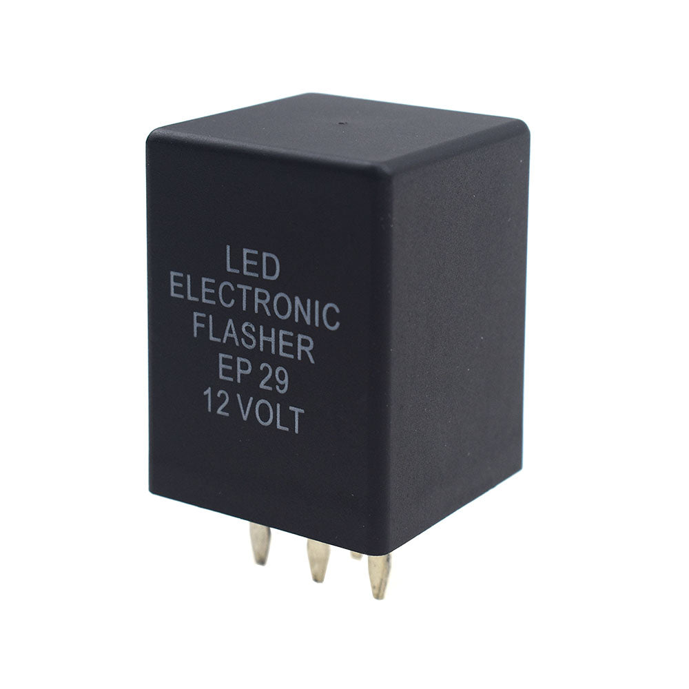 2 x 4Pin 12V EP29 LED Electronic Flasher Relay For Ford Explorer F-150 Mazda Lincoln Chevrolet Jeep Mercury Chrysler Dodge etc.