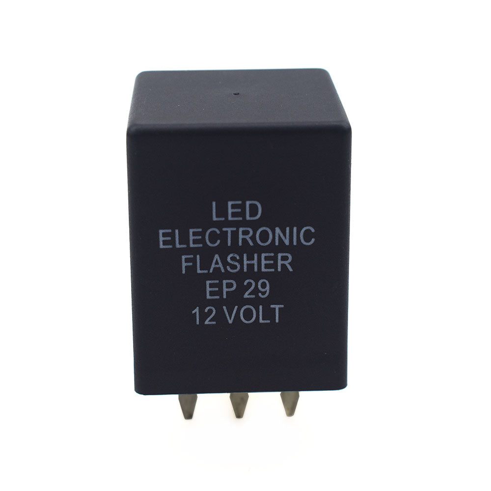 2 x 4Pin 12V EP29 LED Electronic Flasher Relay For Ford Explorer F-150 Mazda Lincoln Chevrolet Jeep Mercury Chrysler Dodge etc.