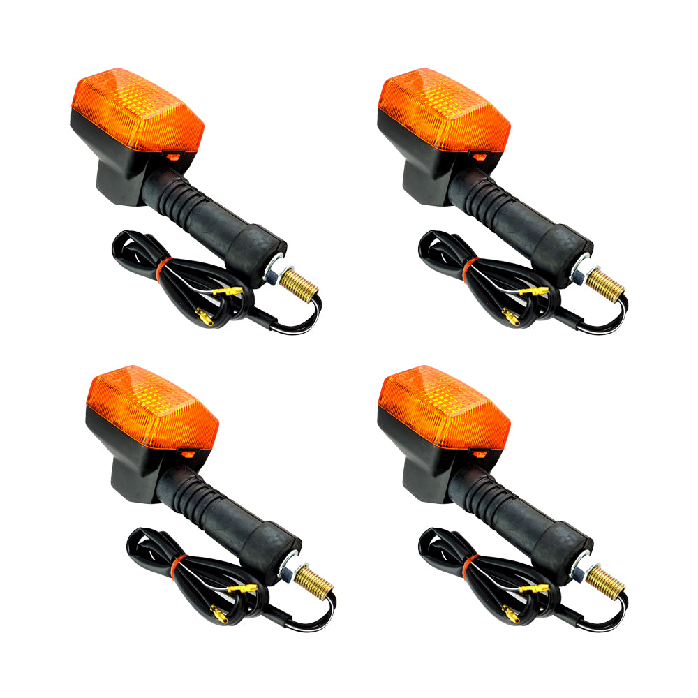 4xFront And Rear Turn Signal Lights Indicators Fit Honda CB250N NX650 Dominator Front And Rear