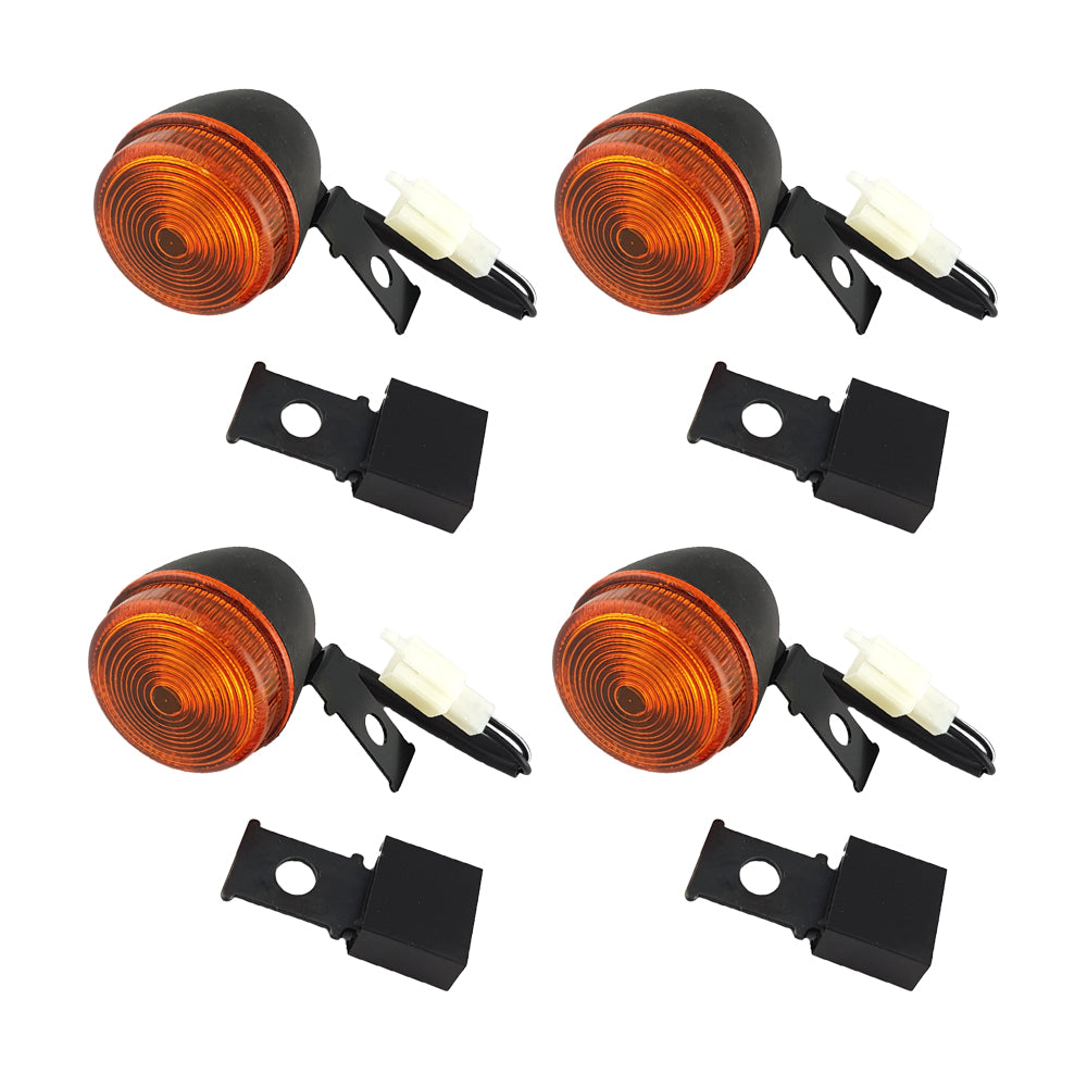 4xFront+Rear Turn Signal Lights Indicators Fit Honda XR200