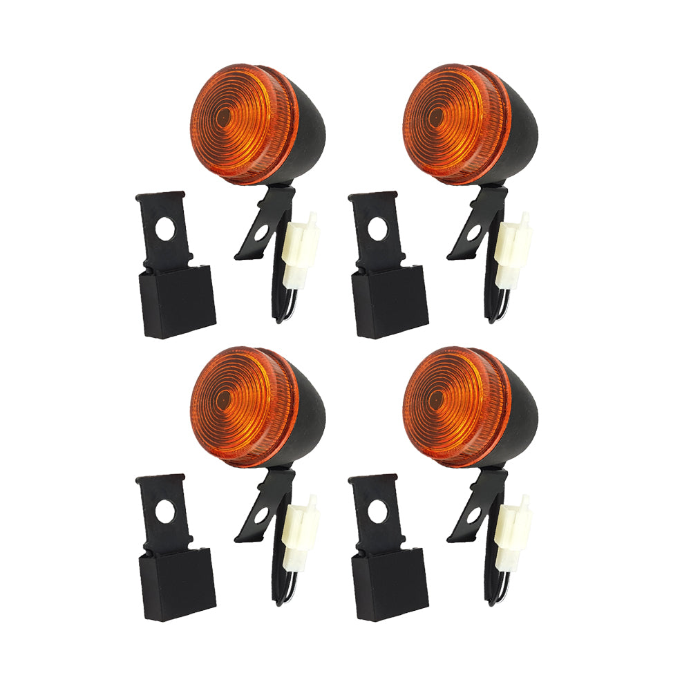 4xFront+Rear Turn Signal Lights Indicators Fit Honda XR200