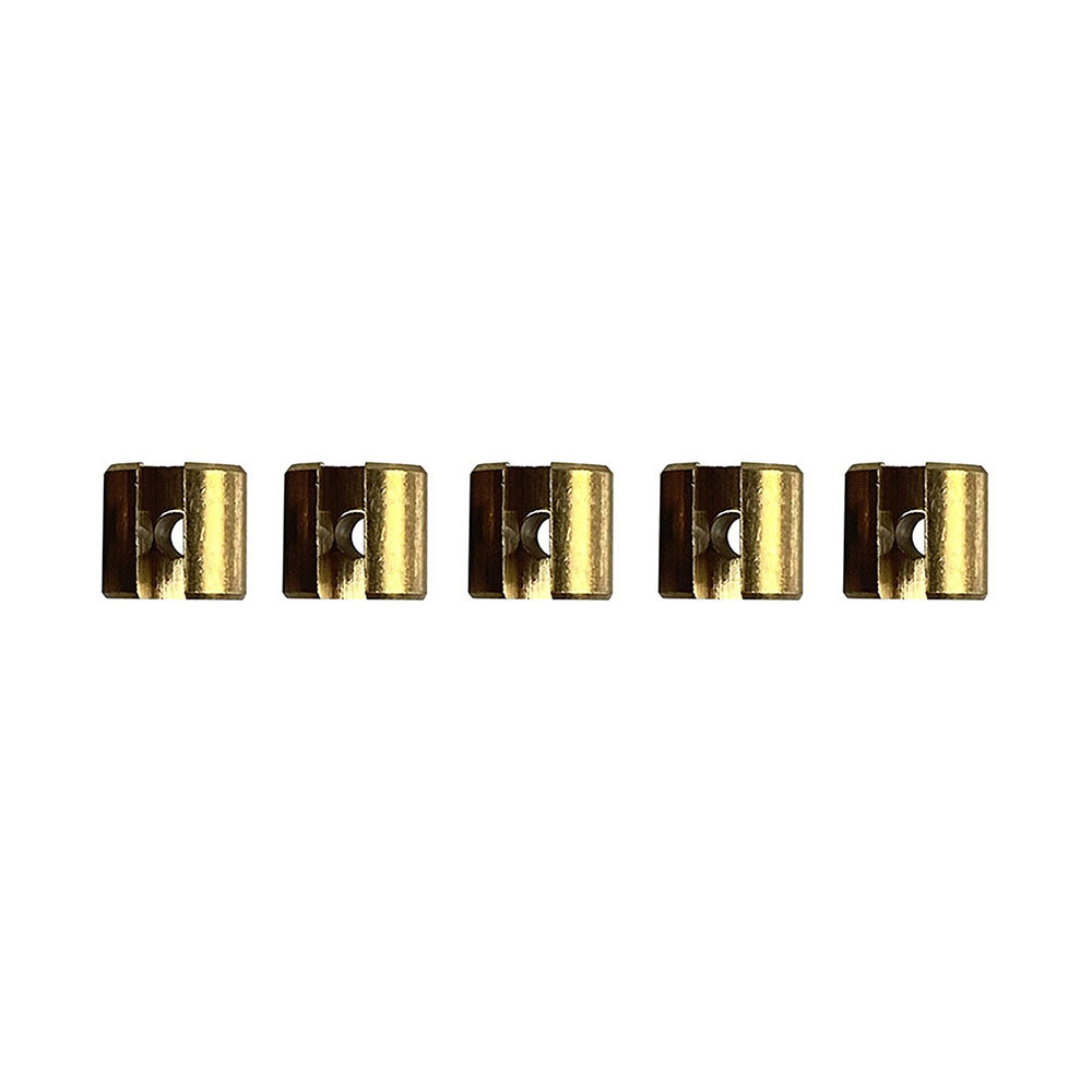 5pcs Universal Motorcycle Cable Ends Throttle Nipples Solder Type 5.5 x 6mm