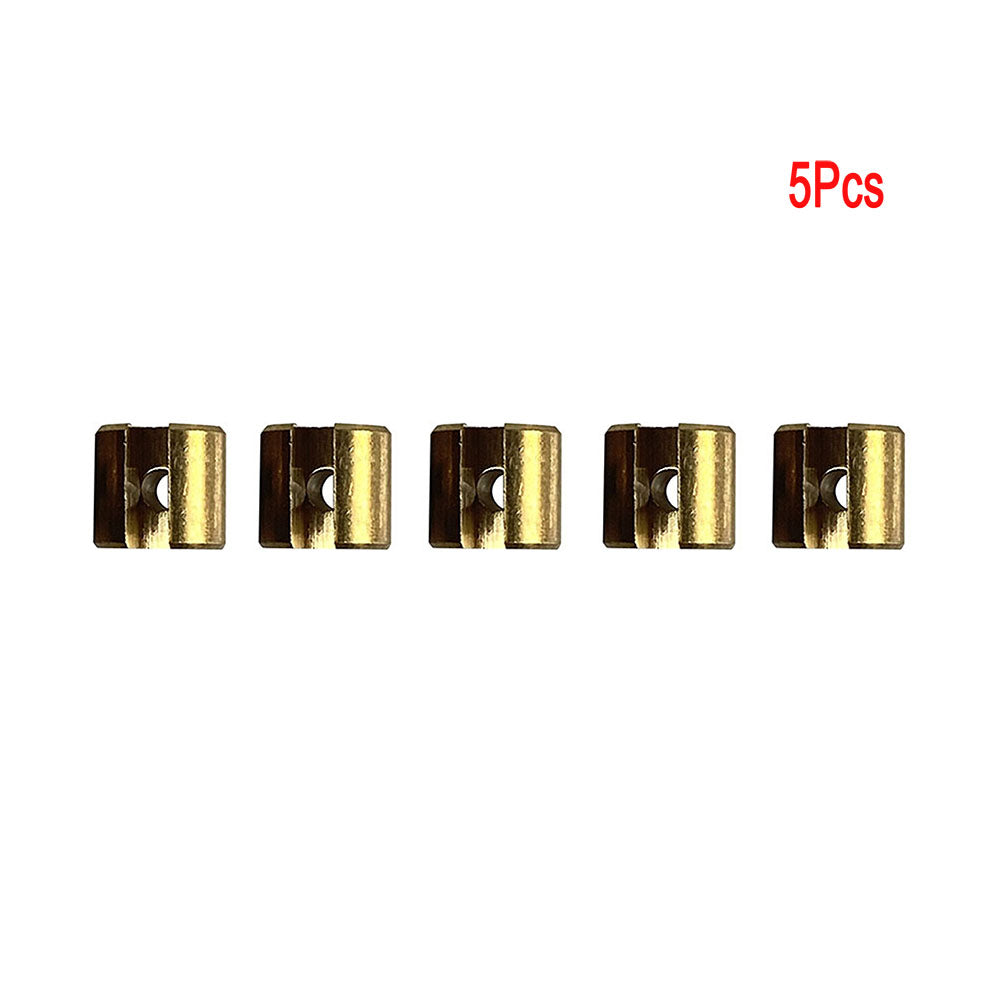 5pcs Universal Motorcycle Cable Ends Throttle Nipples Solder Type 5.5 x 6mm