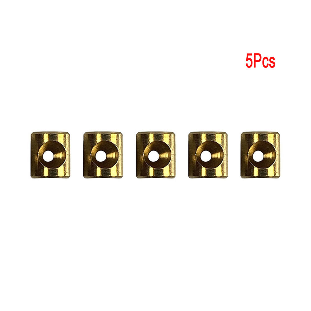 5pcs Motorcycle Solder Type Cable Ends Fittings Clutch Nipples 3/8 10 x 9.9 mm