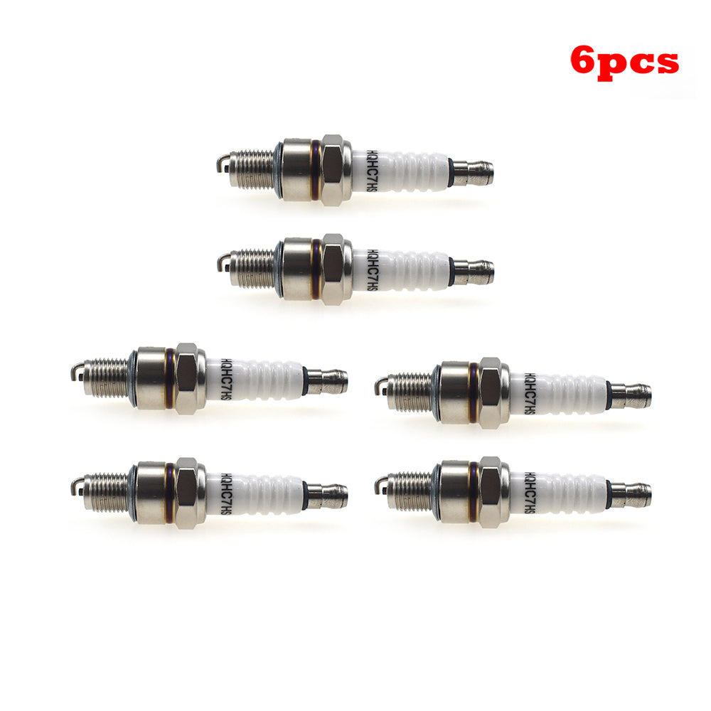 6 Pcs FedHQ Spark Plug For Honda XL75 XL100S Yamaha E-Ton Kymco LEM Baja Baja etc.