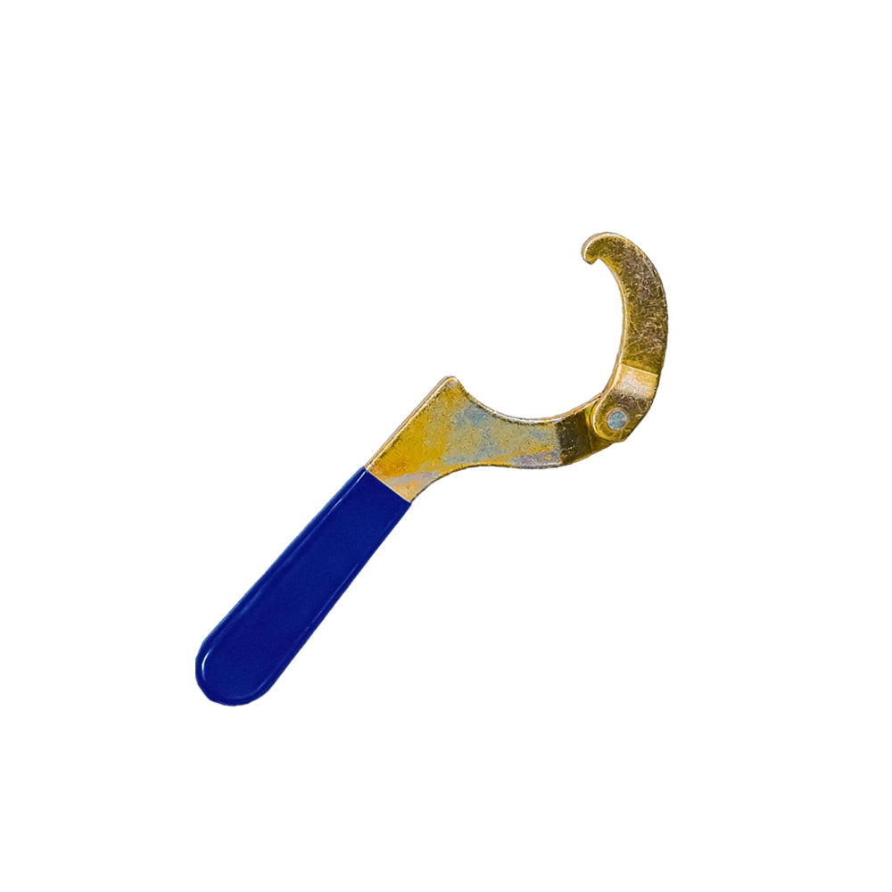 Motorcycle Universal Adjustable C Spanner Hook Wrench Tool Rubber Handle