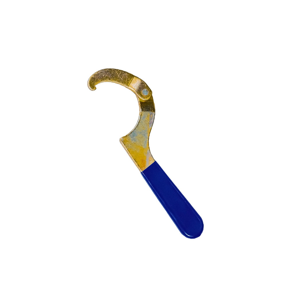 Motorcycle Universal Adjustable C Spanner Hook Wrench Tool Rubber Handle