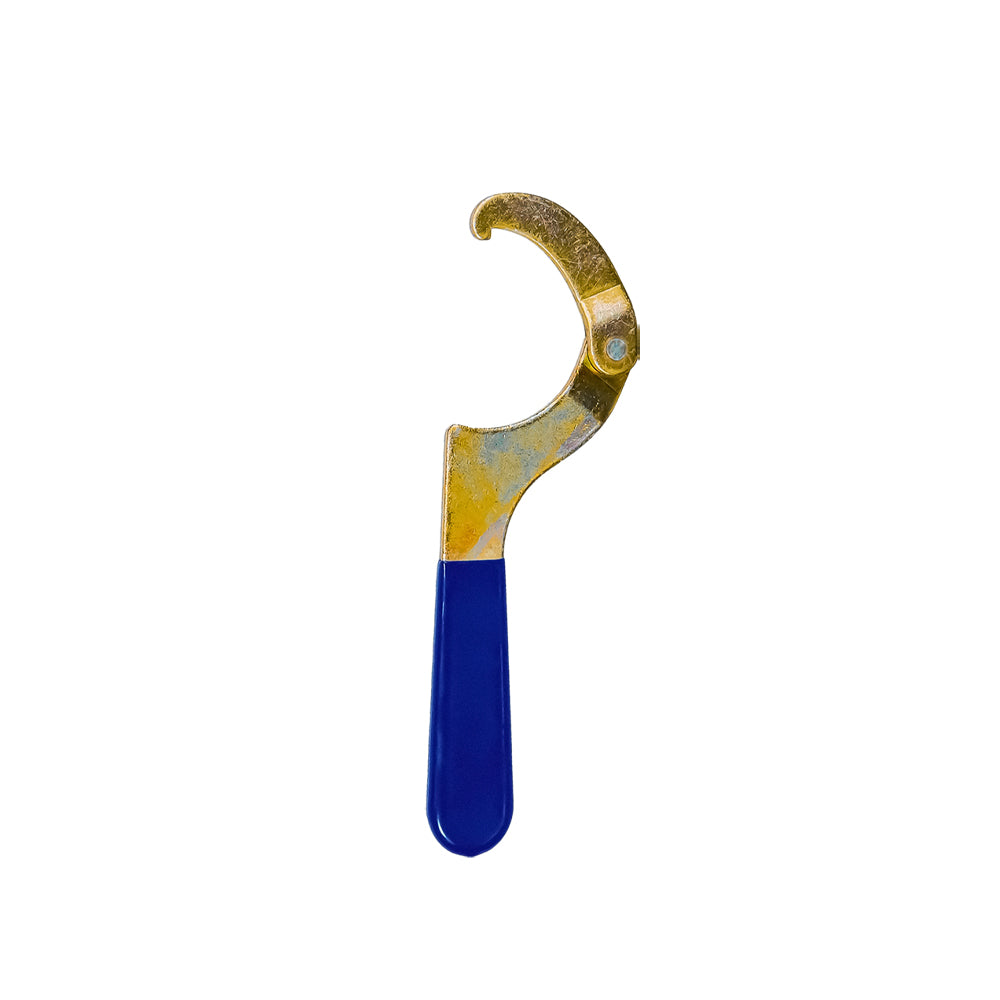 Motorcycle Universal Adjustable C Spanner Hook Wrench Tool Rubber Handle