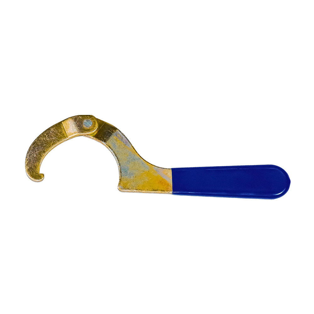 Motorcycle Universal Adjustable C Spanner Hook Wrench Tool Rubber Handle