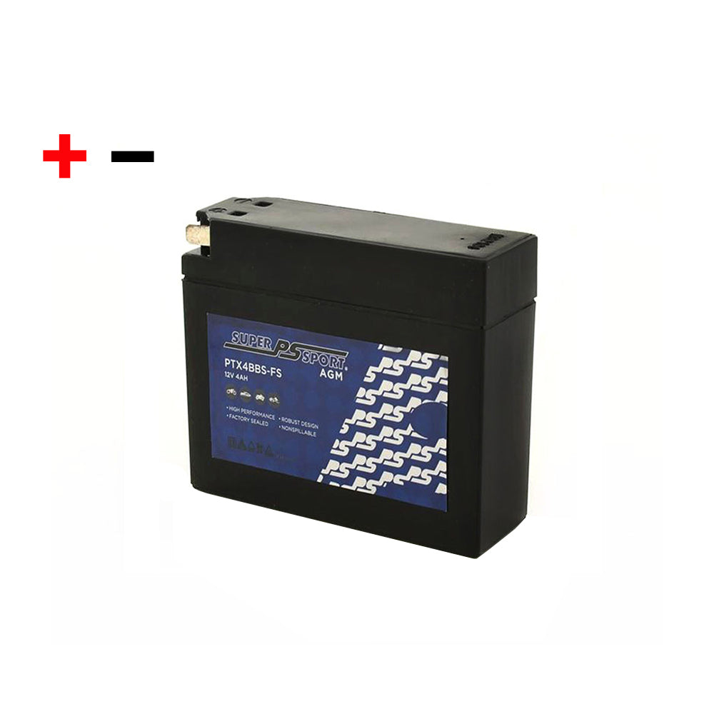 Power Sonic Super Sport AGM Battery 12V Fit Suzuki DR Z50 DR Z70 Yamaha SR400 TTR50E etc.
