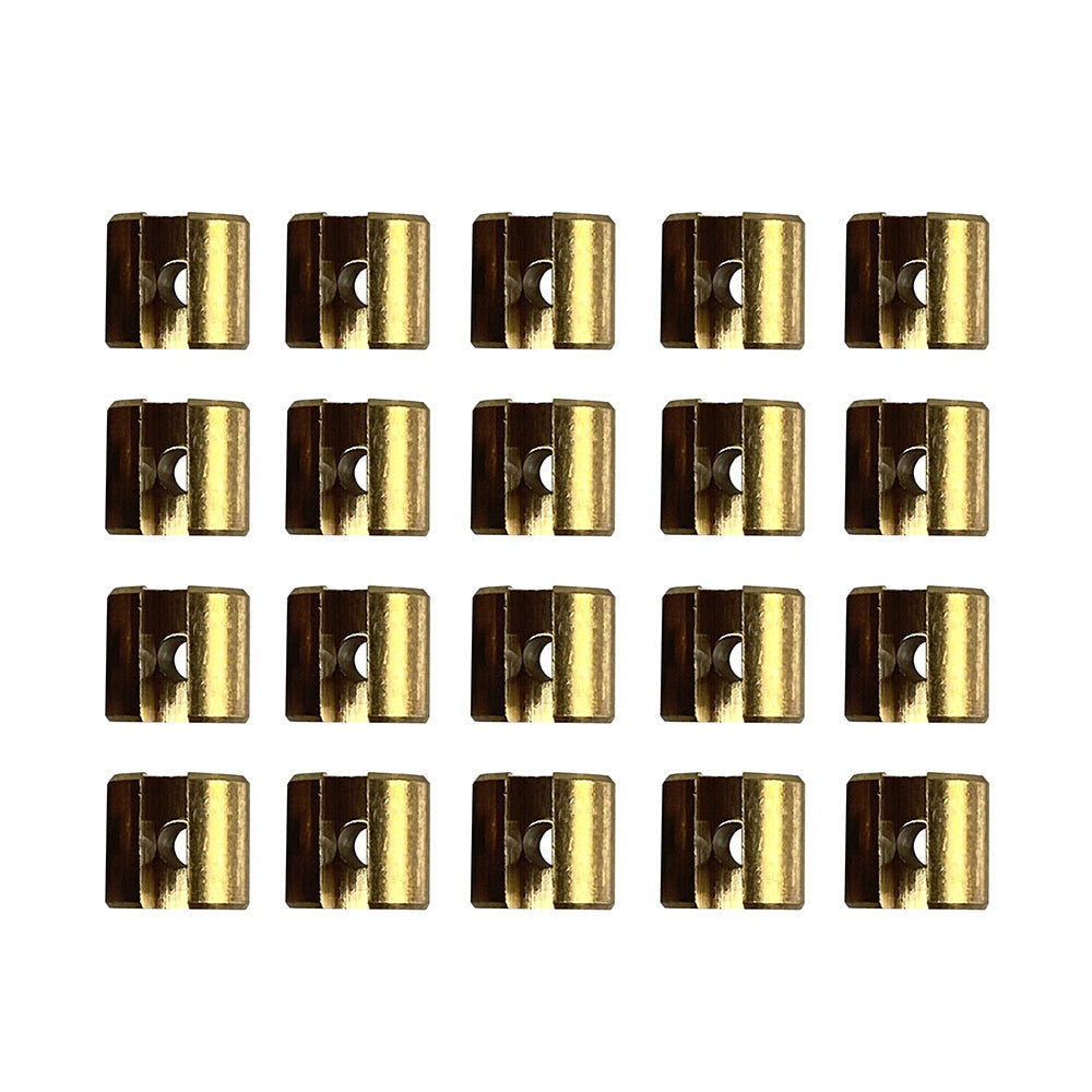 20pcs Universal Motorcycle Cable Ends Throttle Nipples Solder Type 5.5 x 6mm