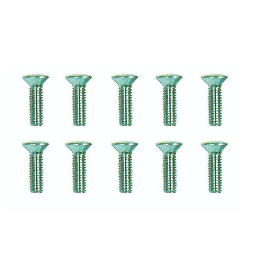 Universal 10 Pieces Countersunk Head Screw Metric M4 x 14mm Machinery Parts