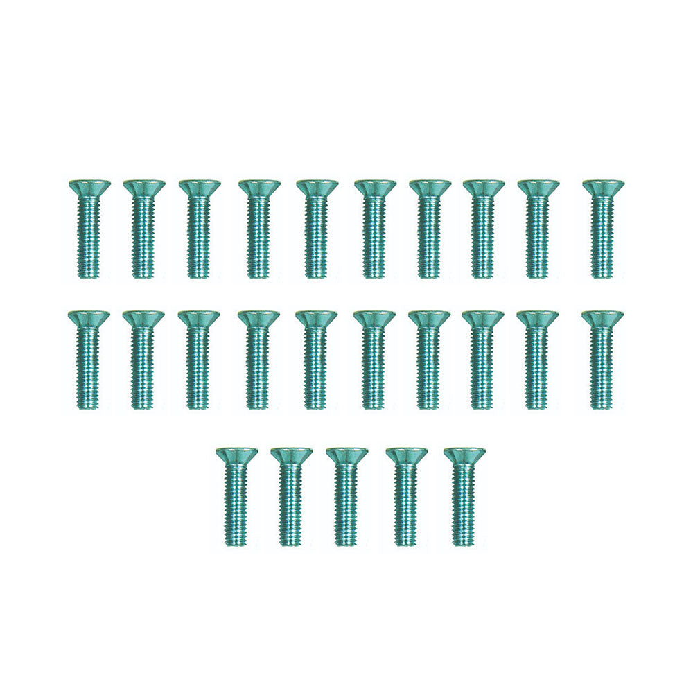 25Pcs Universal Replacement Countersunk Screws M5 x 20mm Industry Parts