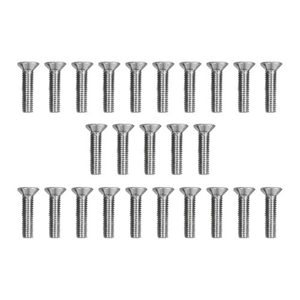 25Pcs Universal Replacement Counter Screw M6 x 20mm Industry Parts