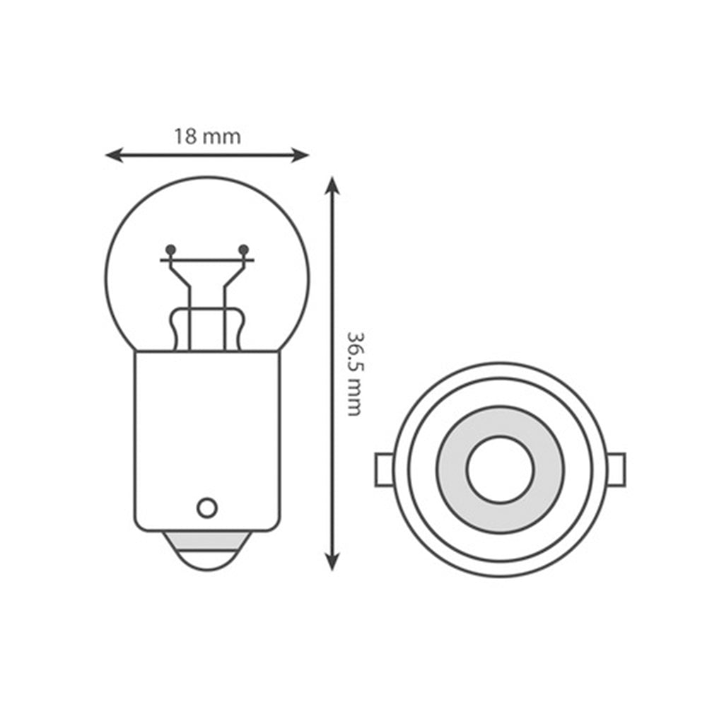 10X Indicator Bulb 12V 15W Small Head Clear For Motorcycle Dual Sport Motorcycle