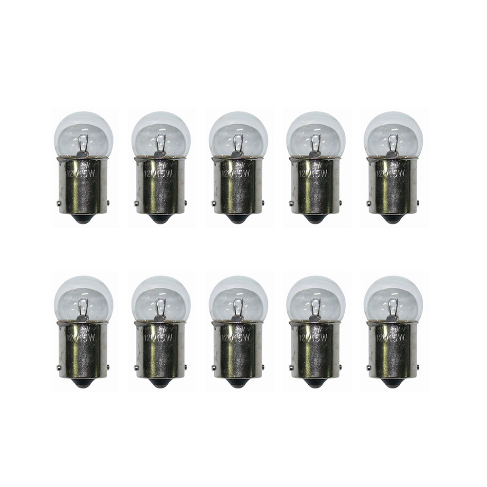 10X Indicator Bulb 12V 15W Small Head Clear For Motorcycle Dual Sport Motorcycle