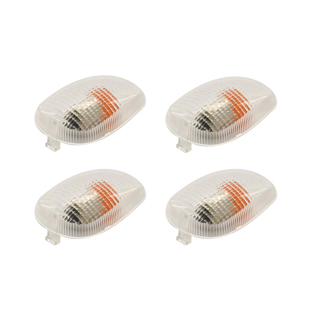 4 Pcs Motorcycle Clear Lens Conversion Kit Fit KTM 200 EXC 250 EXC 300 EXC 400 SC 540 SXC 625 SXC etc.