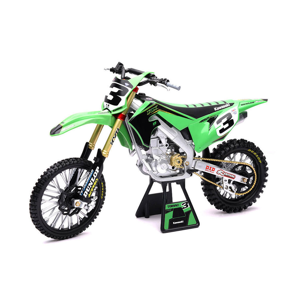 NewRay 1:6 Scale Eli Tomac Kawasaki Racing 2019 Diecast Motorbike Model Toy