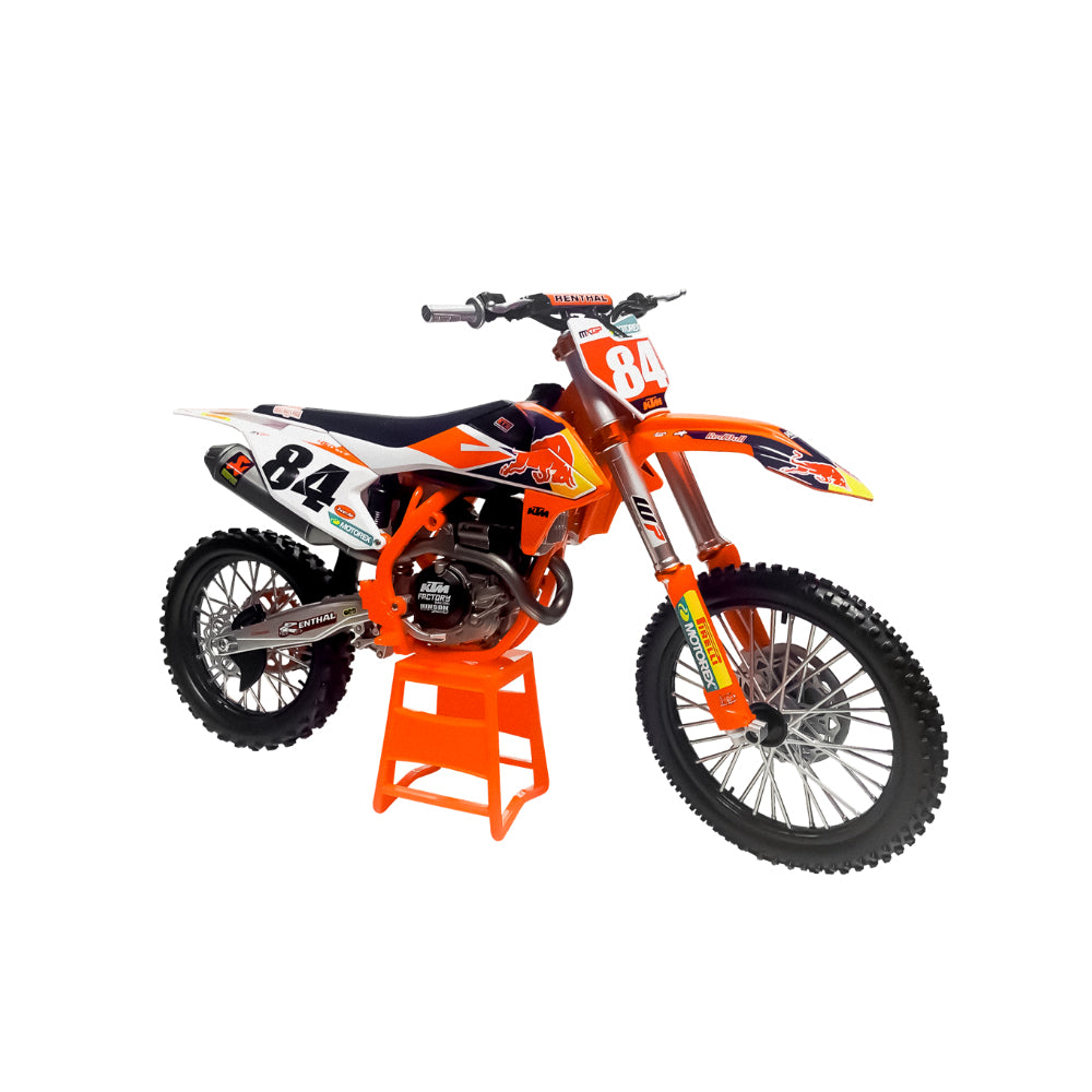 Maisto 1:6 Scale KTM 450 SX-F Factory Red Bull Jeff Herling 84 2018 Motorcycle Toy Model