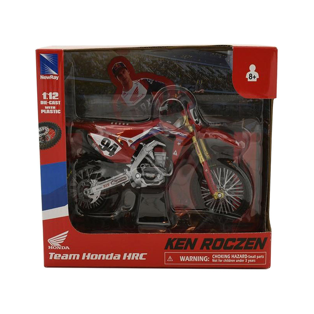 NewRay 1:12 Scale Ken Roczen #94 HRC Honda Racing 2020 Diecast Model Motorcyle