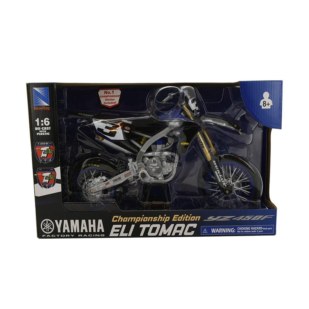 NewRay 1:6 Eli Tomac #3 Star Racing Yamaha 2022 Diecast Model Toy Motorbike