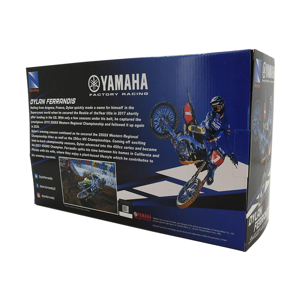 NewRay 1:6 Dylan Ferrandis #14 Star Racing Yamaha 2022 Diecast Model Motorcycle