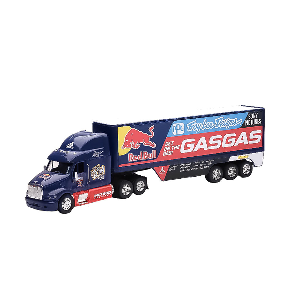 NewRay 1:32 Scale Gas Gas Racing Team Truck Peterbuilt 2020 Diecast Toy Model