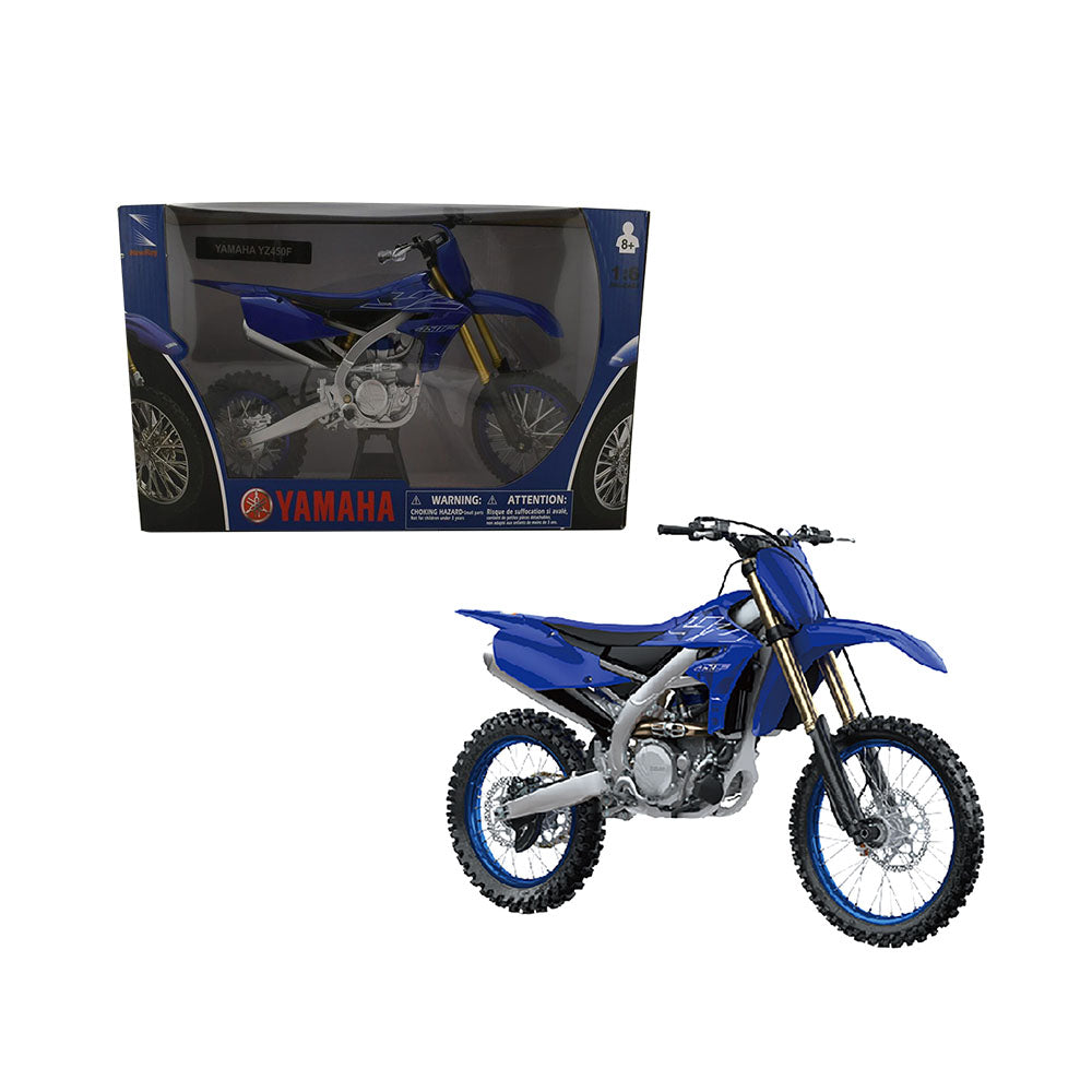 NewRay 1:6 Scale Yamaha YZ450F 2022 Blue Diecast Model Motorcycle Toy Replicas
