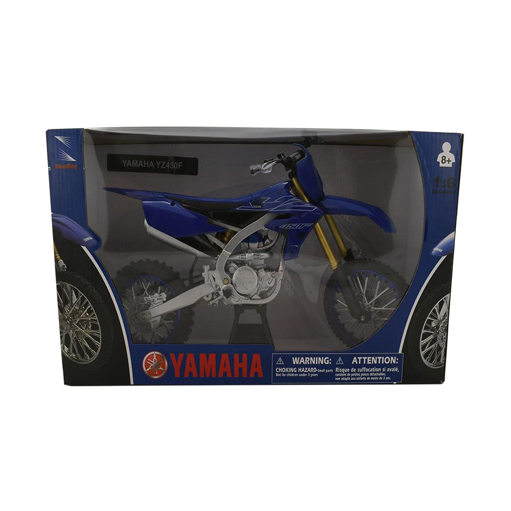 NewRay 1:6 Scale Yamaha YZ450F 2022 Blue Diecast Model Motorcycle Toy Replicas