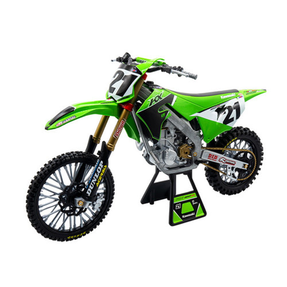 NewRay 1:6 Scale Kawasaki KX450F Racing Jason Anderson Motorcycle Toy Model