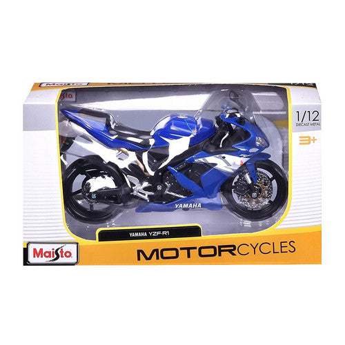 Maisto 1:12 Scale Yamaha YZF R-1 2004 Diecast Motorcycle Toy Model