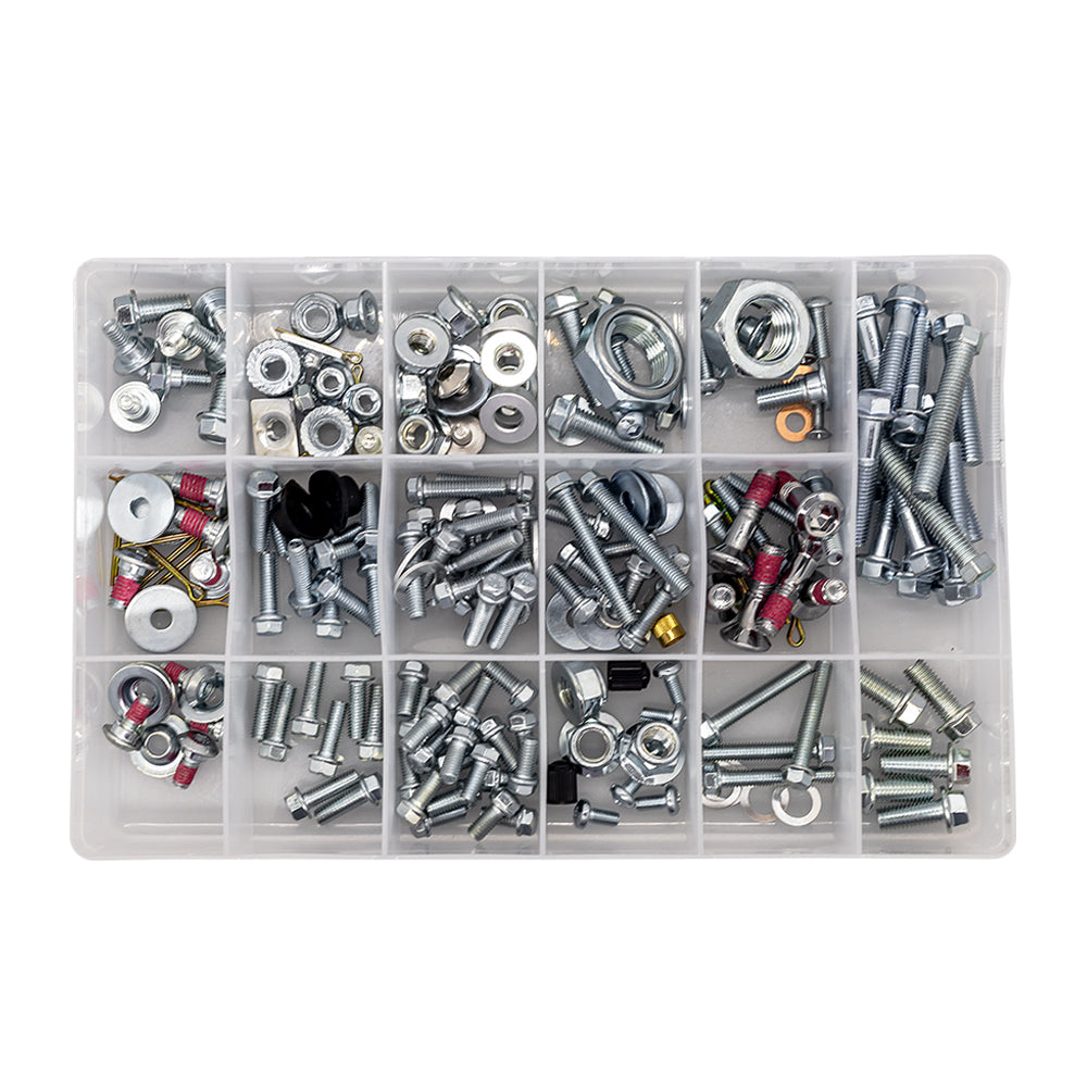 210 Pieces Hardware Kit Fit For Kawasaki KX KXF Nut Bolt Screws Mounting