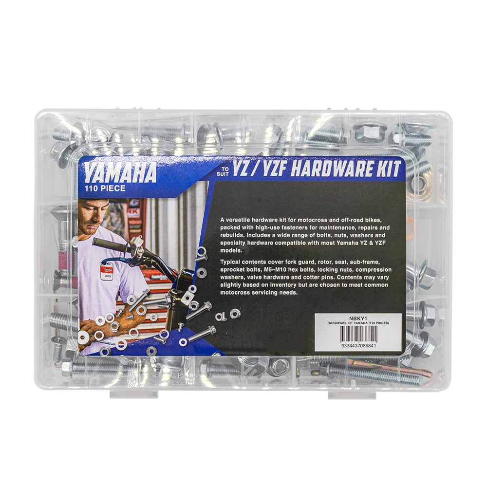 110 Pieces Hardware Kit Fit For Yamaha YZ YZF Nut Bolt Screws Mounting