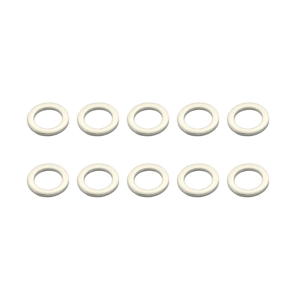 10 x 14.5mm x 21.2mm x 2mm Oil Drain Sump Plug Washer Aluminium Crush Washer