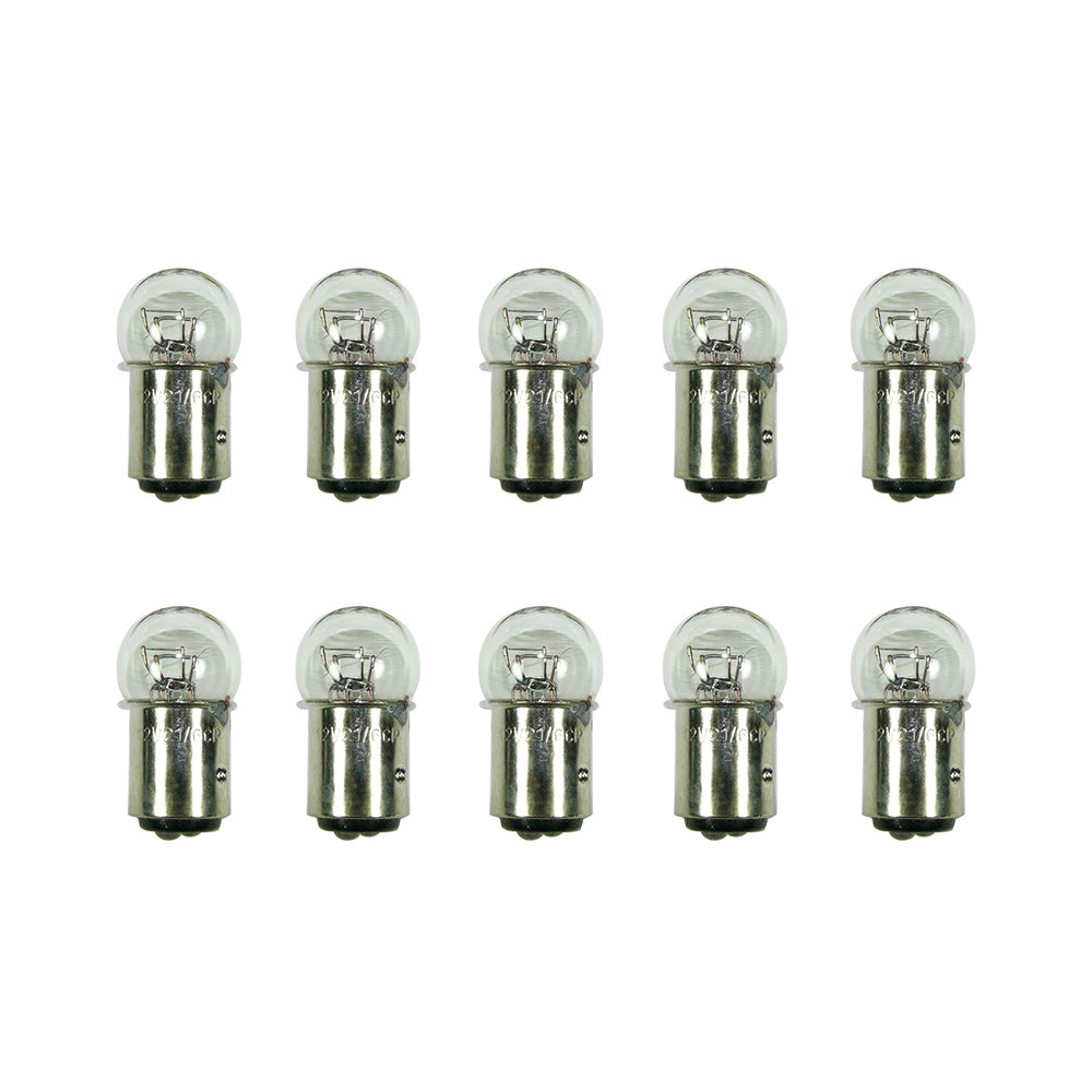 10Pcs 12v 23/8w Stop Tail Light Bulbs Fit Yamaha FZ700 RD250 SR400 Suzuki Kawasaki Honda etc.