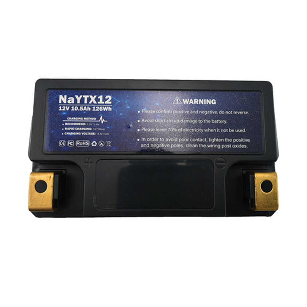 YTX12-BS Sodium Ion Battery For Honda FL350R Odyssey Aprilia Arctic Cat Kawasaki Suzuki Triumph