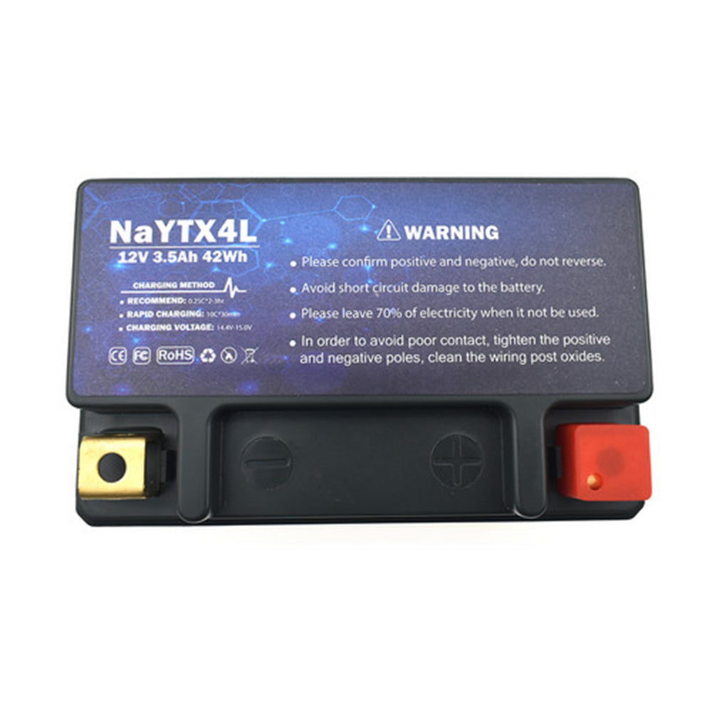 YTX4L-BS Sodium Ion Battery 12V 42Wh For KTM 525 EXC Racing Honda CRF125F Suzuki Hyosung E-Ton