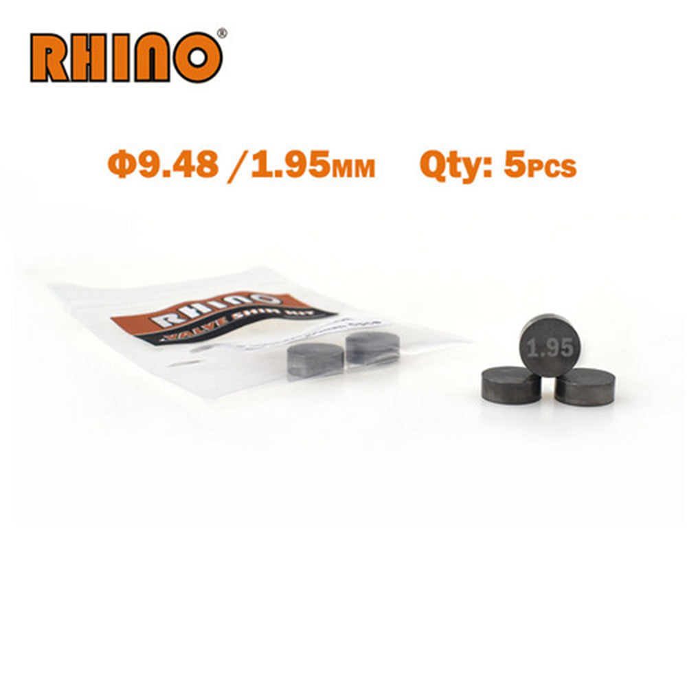 Rhino 5Pcs 9.48mm Valve Shim Choose From 1.20-3.50mm For Honda Suzuki Kawasaki