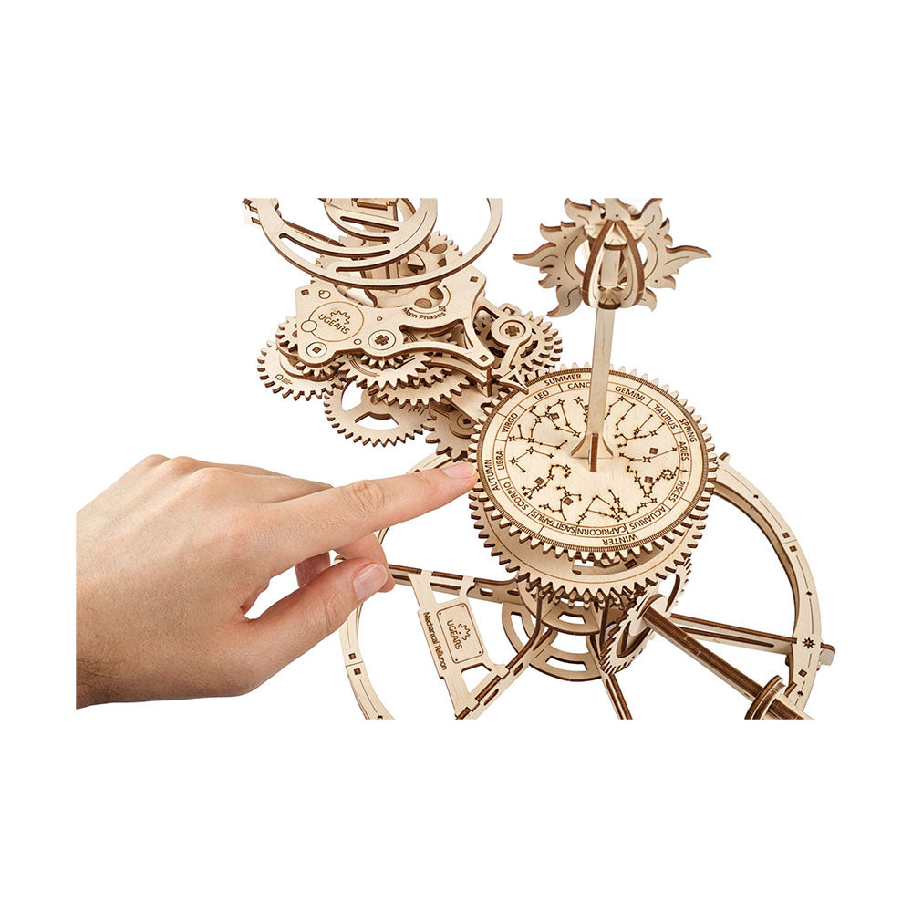 Made in Ukraine UGears Mechanical Tellurion Wooden Mechanical DIY Model Kit