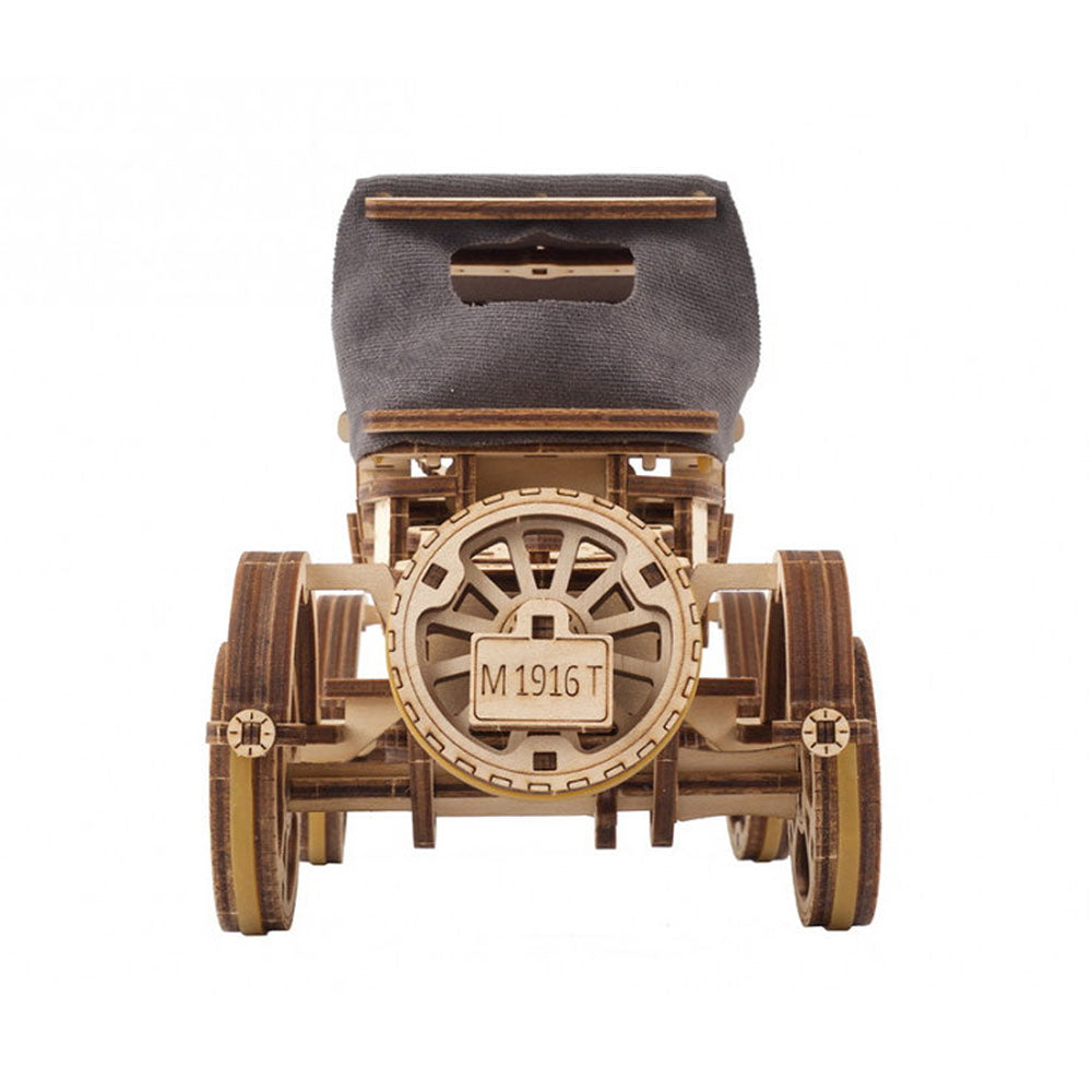 Made in Ukraine UGears Retro Car UGR-T Mechanical Wooden Model Kit DIY Puzzles