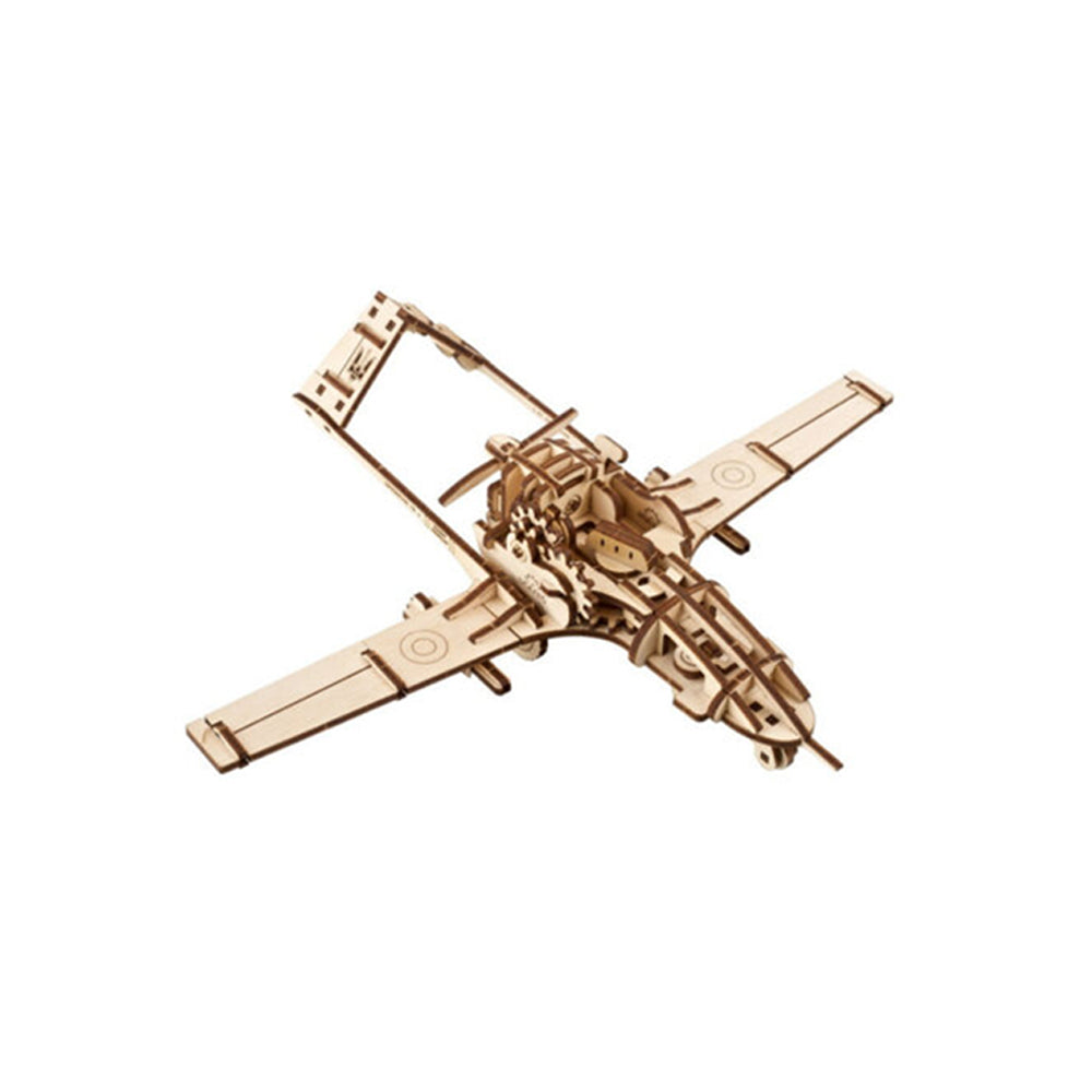 Ugears Bayraktar TB2 Combat Drone Mechanical 3D Wooden Puzzle 125pcs Model Kit