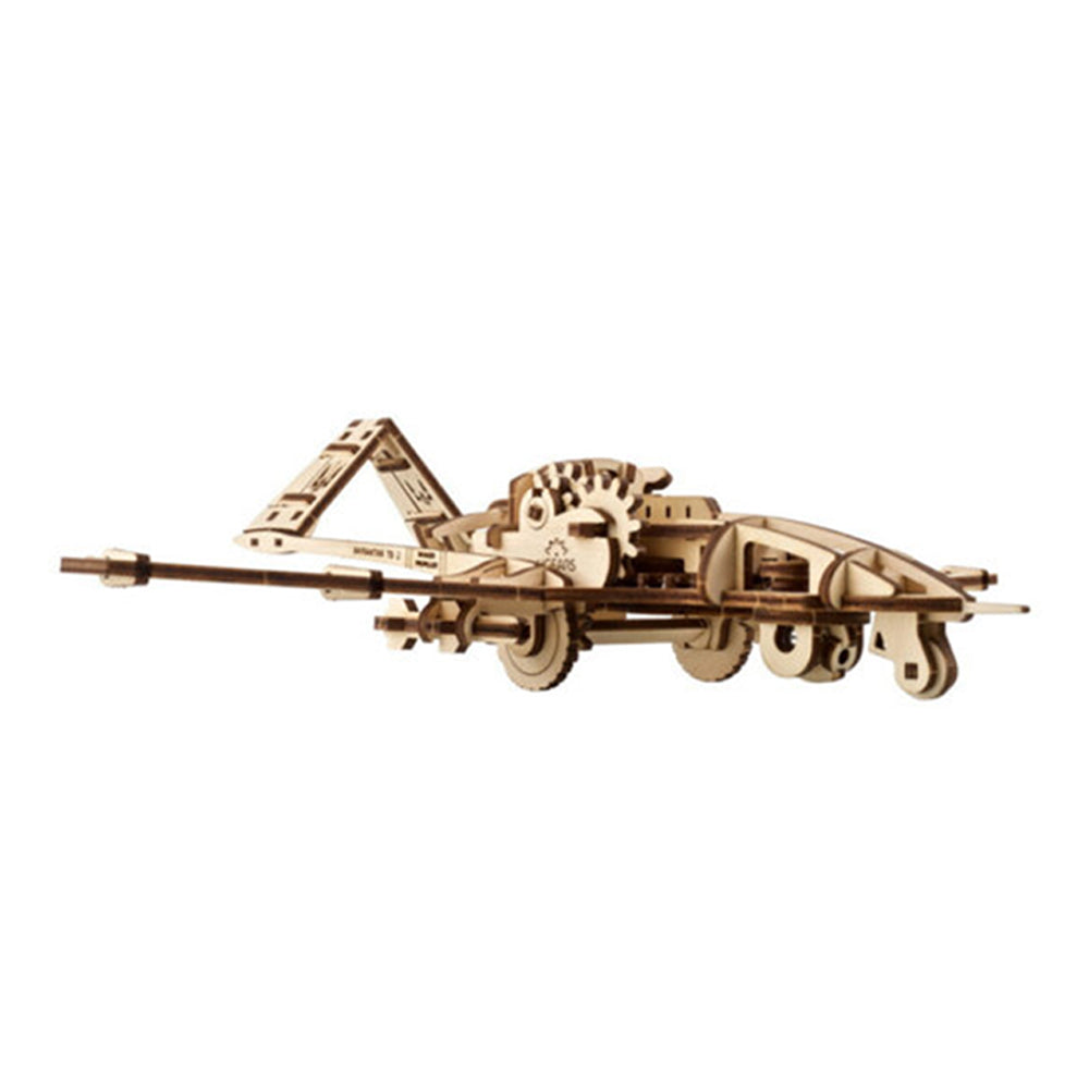 Ugears Bayraktar TB2 Combat Drone Mechanical 3D Wooden Puzzle 125pcs Model Kit